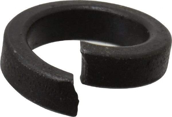Value Collection - 1/2", 0.506" ID, 0.172" Thick High Collar Split Lock Washer - Steel, Uncoated, 0.506" Min ID, 0.518" Max ID, 0.737" Max OD - Exact Tool & Supply