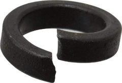 Value Collection - 1/2", 0.506" ID, 0.172" Thick High Collar Split Lock Washer - Steel, Uncoated, 0.506" Min ID, 0.518" Max ID, 0.737" Max OD - Exact Tool & Supply