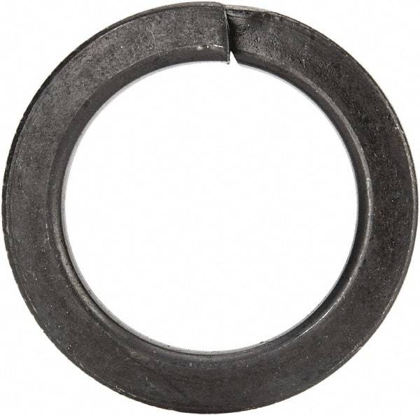 Value Collection - 7/8", 0.887" ID, 0.234" Thick High Collar Split Lock Washer - Steel, Uncoated, 0.887" Min ID, 0.905" Max ID, 1.296" Max OD - Exact Tool & Supply