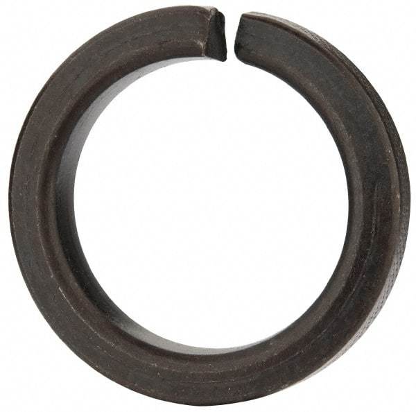Value Collection - 1-1/4", 1.271" ID, 0.313" Thick High Collar Split Lock Washer - Steel, Uncoated, 1.271" Min ID, 1.302" Max ID, 1.799" Max OD - Exact Tool & Supply