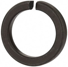 Value Collection - 1-1/2", 1.504" ID, 3/8" Thick High Collar Split Lock Washer - Steel, Uncoated, 1.504" Min ID, 1.534" Max ID, 2.17" Max OD - Exact Tool & Supply