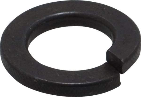 Value Collection - M12, 12.2mm ID, 2.5mm Thick Split Lock Washer - Steel, Uncoated, 12.2mm Min ID, 12.7mm Max ID, 21.1mm Max OD - Exact Tool & Supply