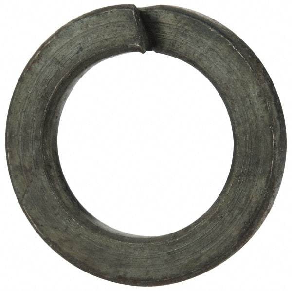 Value Collection - M18, 18.2mm ID, 3.5mm Thick Split Lock Washer - Steel, Uncoated, 18.2mm Min ID, 19mm Max ID, 29.4mm Max OD - Exact Tool & Supply