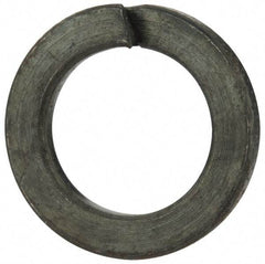 Value Collection - M18, 18.2mm ID, 3.5mm Thick Split Lock Washer - Steel, Uncoated, 18.2mm Min ID, 19mm Max ID, 29.4mm Max OD - Exact Tool & Supply