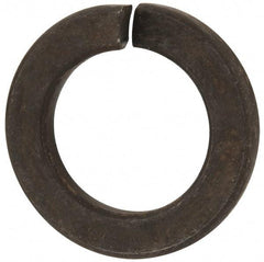 Value Collection - M24, 24.5mm ID, 5mm Thick Split Lock Washer - Steel, Uncoated, 24.5mm Min ID, 25.5mm Max ID, 40mm Max OD - Exact Tool & Supply