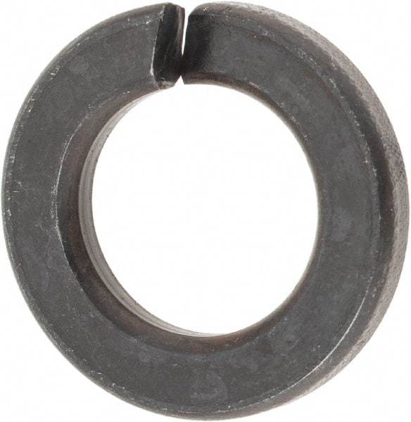 Value Collection - 1/2", 0.502" ID, 1/8" Thick Split Lock Washer - Steel, Uncoated, 0.502" Min ID, 0.512" Max ID, 0.869" Min OD, 0.873" Max OD - Exact Tool & Supply