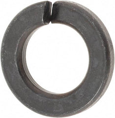 Value Collection - 1/2", 0.502" ID, 1/8" Thick Split Lock Washer - Steel, Uncoated, 0.502" Min ID, 0.512" Max ID, 0.869" Min OD, 0.873" Max OD - Exact Tool & Supply