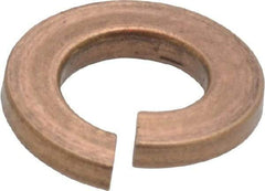 Value Collection - 5/16", 0.314" ID, 0.583" OD, 0.078" Thick Split Lock Washer - Silicon Bronze, 0.317" Min ID, 0.326" Max ID, 0.586" Min OD, 0.596" Max OD - Exact Tool & Supply