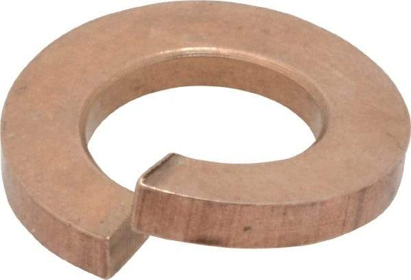 Value Collection - 3/8", 0.377" ID, 0.68" OD, 0.094" Thick Split Lock Washer - Silicon Bronze, 0.38" Min ID, 0.39" Max ID, 0.683" Min OD, 0.691" Max OD - Exact Tool & Supply