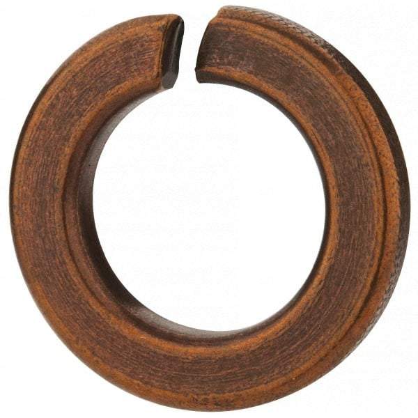 Value Collection - 3/4", 0.753" ID, 1.264" OD, 0.188" Thick Split Lock Washer - Silicon Bronze, 0.76" Min ID, 0.775" Max ID, 1.271" Min OD, 1.291" Max OD - Exact Tool & Supply