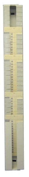 Pyramid - Time Cards & Time Clock Accessories Type: 25 Pocket Adjustable Time Card Rack For Use With: General Offices or Factories - Exact Tool & Supply