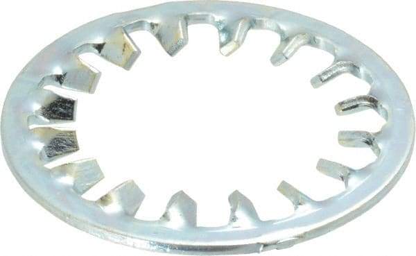 Value Collection - 1-1/8" Screw, 1.192" ID, Steel Internal Tooth Lock Washer - 1.83" OD, Zinc-Plated, Grade 2 - Exact Tool & Supply
