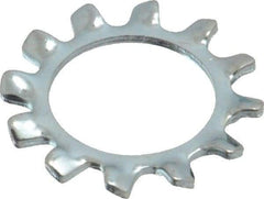 Value Collection - 5/8" Screw, 0.663" ID, Steel External Tooth Lock Washer - 1.071" OD, Zinc-Plated, Grade 2 - Exact Tool & Supply