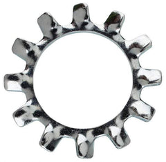 Value Collection - 3/4" Screw, 0.795" ID, Steel External Tooth Lock Washer - 1.245" OD, Zinc-Plated, Grade 2 - Exact Tool & Supply