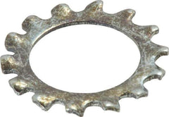 Value Collection - 7/8" Screw, 0.927" ID, Steel External Tooth Lock Washer - 1.41" OD, Zinc-Plated, Grade 2 - Exact Tool & Supply