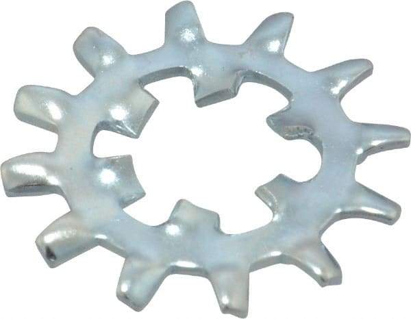 Value Collection - 5/16" Screw, 0.332" ID, Steel Internal Tooth & External Tooth Lock Washer - 0.9" OD, Zinc-Plated, Grade 2 - Exact Tool & Supply