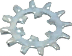 Value Collection - 5/16" Screw, 0.332" ID, Steel Internal Tooth & External Tooth Lock Washer - 0.9" OD, Zinc-Plated, Grade 2 - Exact Tool & Supply