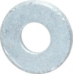 Value Collection - 5/16" Screw, Steel USS Flat Washer - 3/8" ID x 7/8" OD, 5/64" Thick, Galvanized Finish - Exact Tool & Supply