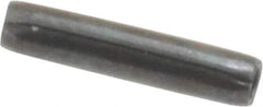 Made in USA - 1/16" Diam x 5/16" Long Coiled Spring Pin - Grade 1070-1090 Alloy Steel, Black Oxide Finish - Exact Tool & Supply