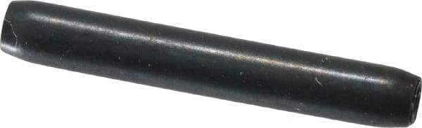 Made in USA - 1/16" Diam x 7/16" Long Coiled Spring Pin - Grade 1070-1090 Alloy Steel, Black Oxide Finish - Exact Tool & Supply
