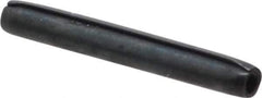 Made in USA - 1/16" Diam x 1/2" Long Coiled Spring Pin - Grade 1070-1090 Alloy Steel, Black Oxide Finish - Exact Tool & Supply