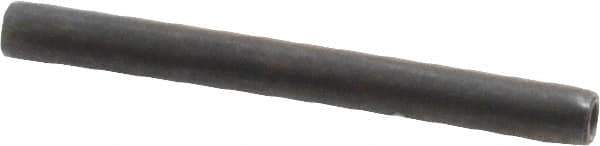 Made in USA - 1/16" Diam x 5/8" Long Coiled Spring Pin - Grade 1070-1090 Alloy Steel, Black Oxide Finish - Exact Tool & Supply