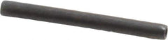 Made in USA - 1/16" Diam x 5/8" Long Coiled Spring Pin - Grade 1070-1090 Alloy Steel, Black Oxide Finish - Exact Tool & Supply