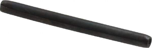 Made in USA - 1/16" Diam x 3/4" Long Coiled Spring Pin - Grade 1070-1090 Alloy Steel, Black Oxide Finish - Exact Tool & Supply