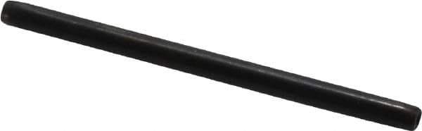 Made in USA - 1/16" Diam x 1" Long Coiled Spring Pin - Grade 1070-1090 Alloy Steel, Black Oxide Finish - Exact Tool & Supply