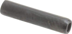 Made in USA - 3/32" Diam x 7/16" Long Coiled Spring Pin - Grade 1070-1090 Alloy Steel, Black Oxide Finish - Exact Tool & Supply