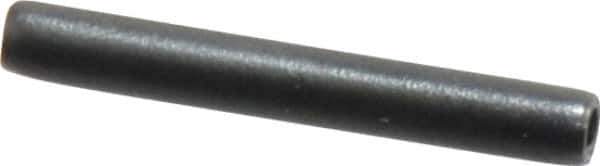 Made in USA - 3/32" Diam x 3/4" Long Coiled Spring Pin - Grade 1070-1090 Alloy Steel, Black Oxide Finish - Exact Tool & Supply