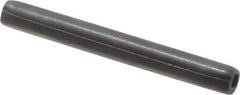 Made in USA - 3/32" Diam x 7/8" Long Coiled Spring Pin - Grade 1070-1090 Alloy Steel, Black Oxide Finish - Exact Tool & Supply