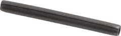 Made in USA - 3/32" Diam x 1" Long Coiled Spring Pin - Grade 1070-1090 Alloy Steel, Black Oxide Finish - Exact Tool & Supply