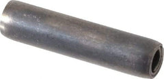 Made in USA - 5/32" Diam x 5/8" Long Coiled Spring Pin - Grade 1070-1090 Alloy Steel, Black Oxide Finish - Exact Tool & Supply