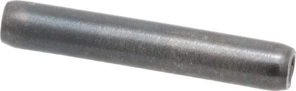 Made in USA - 5/32" Diam x 1" Long Coiled Spring Pin - Grade 1070-1090 Alloy Steel, Black Oxide Finish - Exact Tool & Supply