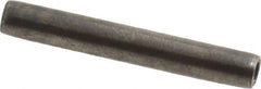 Made in USA - 5/32" Diam x 1-1/8" Long Coiled Spring Pin - Grade 1070-1090 Alloy Steel, Black Oxide Finish - Exact Tool & Supply