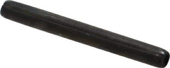 Made in USA - 5/32" Diam x 1-1/2" Long Coiled Spring Pin - Grade 1070-1090 Alloy Steel, Black Oxide Finish - Exact Tool & Supply