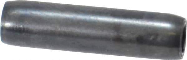 Made in USA - 3/16" Diam x 3/4" Long Coiled Spring Pin - Grade 1070-1090 Alloy Steel, Black Oxide Finish - Exact Tool & Supply