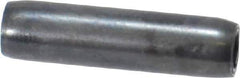 Made in USA - 3/16" Diam x 3/4" Long Coiled Spring Pin - Grade 1070-1090 Alloy Steel, Black Oxide Finish - Exact Tool & Supply