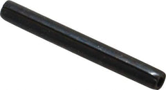 Made in USA - 7/32" Diam x 2" Long Coiled Spring Pin - Grade 1070-1090 Alloy Steel, Black Oxide Finish - Exact Tool & Supply