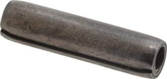 Made in USA - 5/16" Diam x 1-1/4" Long Coiled Spring Pin - Grade 1070-1090 Alloy Steel, Black Oxide Finish - Exact Tool & Supply