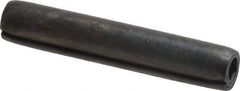 Made in USA - 5/16" Diam x 1-3/4" Long Coiled Spring Pin - Grade 1070-1090 Alloy Steel, Black Oxide Finish - Exact Tool & Supply