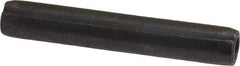 Made in USA - 5/16" Diam x 2" Long Coiled Spring Pin - Grade 1070-1090 Alloy Steel, Black Oxide Finish - Exact Tool & Supply