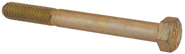 Made in USA - 5/16-18 UNC, 3" Length Under Head Hex Head Cap Screw - Exact Tool & Supply