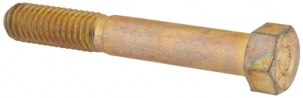 Made in USA - 7/16-14 UNC, 3" Length Under Head Hex Head Cap Screw - Exact Tool & Supply