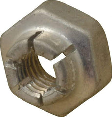 Flex-Loc - #10-32 UNJF Grade 2 Hex Lock Nut with Expanding Flex Top - Cadmium-Plated Finish, Meets Military Specifications - Exact Tool & Supply