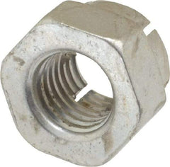 Flex-Loc - 5/16-24 UNJF Grade 2 Hex Lock Nut with Expanding Flex Top - Cadmium-Plated Finish, Meets Military Specifications - Exact Tool & Supply