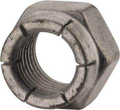 Flex-Loc - 7/16-20 UNJF Grade 2 Hex Lock Nut with Expanding Flex Top - Cadmium-Plated Finish, Meets Military Specifications - Exact Tool & Supply