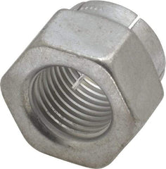 Flex-Loc - 1/2-20 UNJF Grade 2 Hex Lock Nut with Expanding Flex Top - Cadmium-Plated Finish, Meets Military Specifications - Exact Tool & Supply