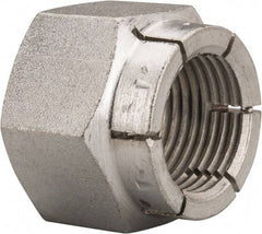 Flex-Loc - 7/8-14 UNJF Grade 2 Hex Lock Nut with Expanding Flex Top - Cadmium-Plated Finish, Meets Military Specifications - Exact Tool & Supply